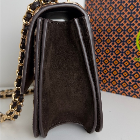 NWT Tory Burch Britten Leopard Print Crossbody Bag - Picture 7 of 15